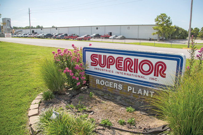 Superior Industries in Rogers. | (Photo by Beth Hall)