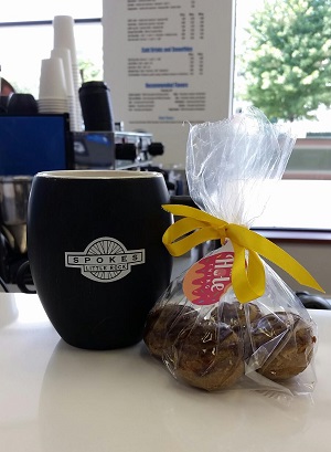 Sydney Brazil's gourmet doughnut holes will soon be available at Spokes in downtown Little Rock.