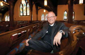 The Rev. Christoph Keller III, interim dean and rector of Trinity Cathedral in Little Rock. | (Photo by Michael Pirnique)