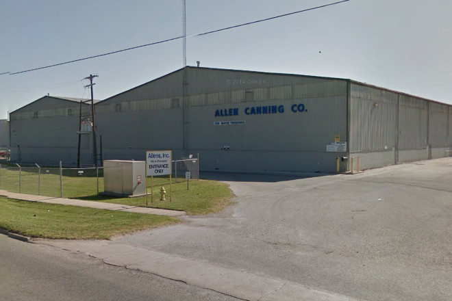 The warehouse at 705 N. Thompson in Springdale, a former storage facility for Allens Inc.