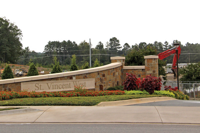 A 44,000-SF medical office building is being built at CHI St. Vincent West.