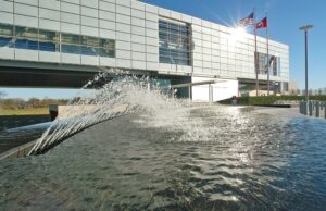 The Clinton Presidential Library in Little Rock.