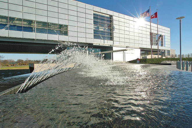 The Clinton Presidential Library in Little Rock.
