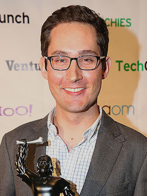 Instagram CEO Kevin Systrom at the Sixth Annual Chrunchies Awards last year in San Francisco. Photo via TechCrunch under Creative Commons License.