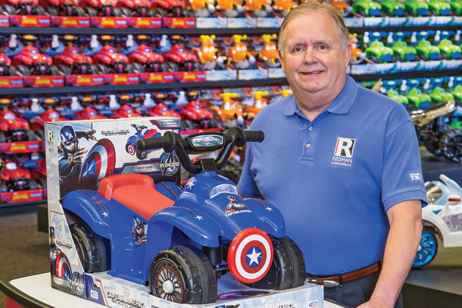 Mel Redman of Redman & Associates in Rogers has a deal to make toys for Walmart stores. | (Photo by Beth Hall)
