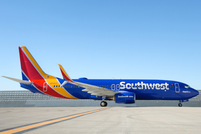 Southwest Airlines unveiled the new look for its aircraft on Monday.