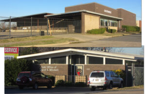 The properties at 1100 North St. (top) and at 1120 North St. (bottom) now owned by the Department of Arkansas Heritage | (Photos by Pulaski County Assessor's office, 2012)