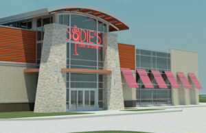 An artist’s rendering of the new Sodie’s Wines & Spirits in Fort Smith.