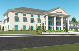 An artist’s rendering of the planned Arkansas College of Osteopathic Medicine in Fort Smith. The school has more than $100 million in assets and expects to have 150 students in each class year.