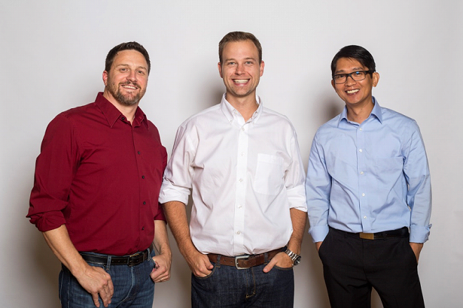 Jason Kohrig, Justin Urso and Jay Castro of ARK Challenge alumni startup Skosay.