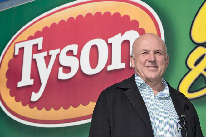 John Tyson, shown here in a photo from last December, and his brother’s widow, Barbara Tyson, own stock in Tyson Foods Inc. that was valued at almost $3 billion as of Nov. 7. | (Photo by Jason Burt)
