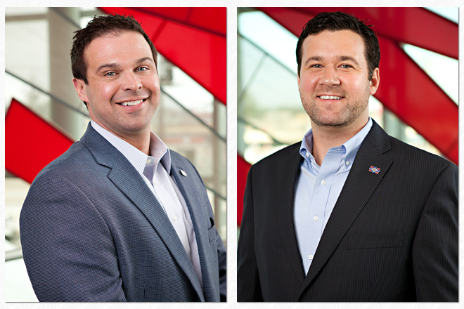 Joey Speir and Brock Ferguson of Centennial Bank