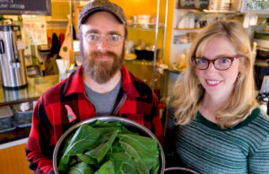 The owners of the&nbsp;Root&nbsp;Cafe, Jack Sundell and his wife, Corri Bristow Sundell.