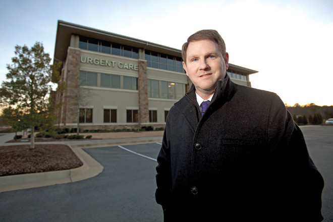 CHI St. Vincent Chief Operating Officer Chad Aduddell said CHI St. Vincent West Urgent Care opened in 2011 and sees about 50 to 60 patients a day. | (Photo by Michael Pirnique)