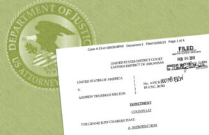 A copy of the U.S. Attorney's indictment against Andrew T. Melton