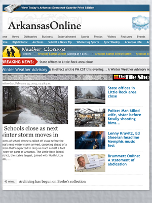 More content recently became available for free at ArkansasOnline.com.