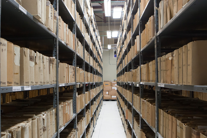 The photo archive established by John Rogers in a warehouse complex in North Little Rock is labeled insolvent.&nbsp;