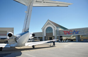 The look of TAC Air&rsquo;s facility in Lexington, Kentucky, provides a glimpse of the makeover to come at its Little Rock FBO. Details are still being sorted out for the construction expected to start later this year.