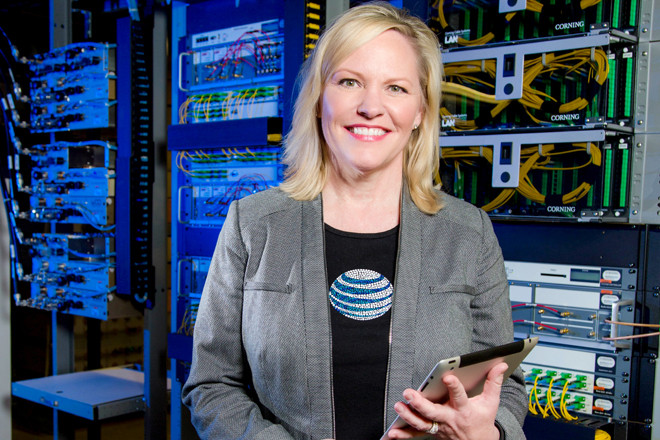 Jan Collier, AT&T vice president and general manager for Arkansas and Oklahoma.