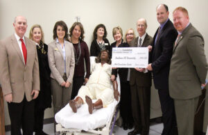 Pictured from left: Dr. Trey Berry, Robbye Taylor, Ginger Covington, Dr. Heather McKnight, Becky Parnell, Dr. Pam DeGravelles, Dr. Brenda Trigg, David Rankin, Chad Dodson and Josh Kee.