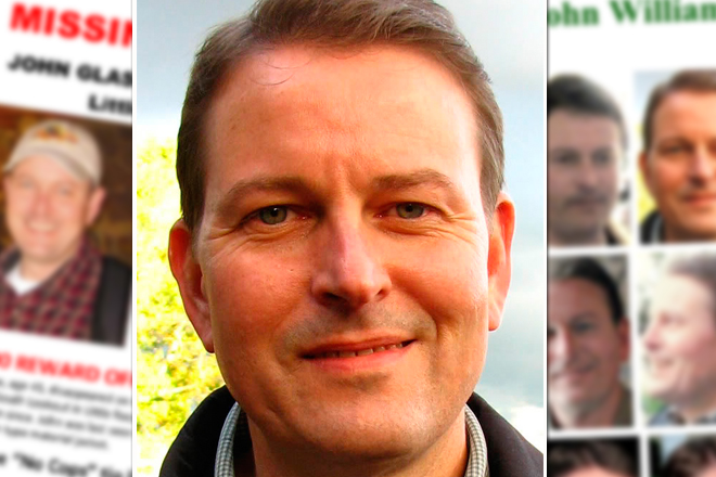 John Glasgow&nbsp;was last seen leaving his Little Rock home early&nbsp;on the morning of Monday, Jan. 28, 2008.&nbsp;A&nbsp;tourist's photo&nbsp;showed that by that afternoon his SUV was parked outside the Mather Lodge at Petit Jean State Park.&nbsp;