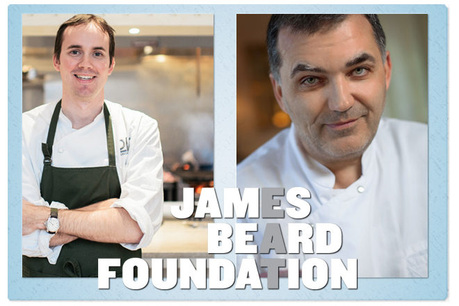 Matt McClure (left) of The Hive in Bentonville and Jo&euml;l Antunes of One Eleven at the Capital have both seen recognition from the James Beard Foundation Awards.