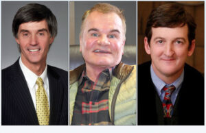 From left: former state Sen. Gilbert Baker of Conway, Michael Morton, former Faulkner County Circuit Judge Michael Maggio