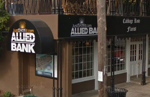 Allied Bank's last remaining operational presence in Little Rock at the corner of Kavanaugh Blvd and Fillmore Street.