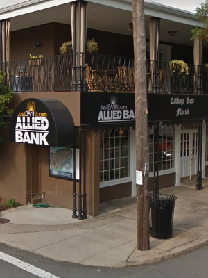 Allied Bank's last remaining operational presence in Little Rock at the corner of Kavanaugh Blvd and Fillmore Street.