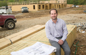 Brandon Huffman, president of Huffman Contractors, is overseeing McKenzie Park Apartments in west Little Rock.