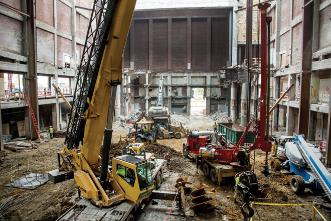 The renovation of Robinson Center in downtown Little Rock is expected to finish by fall 2016.