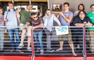 The DataRank team, up to 15 full-time employees, grew its customer base by 240 percent in 2014. &nbsp;