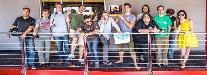 The DataRank team, up to 15 full-time employees, grew its customer base by 240 percent in 2014. &nbsp;