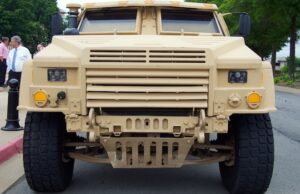 Lockheed Martin showed off the company's Joint Light Tactical Vehicle during an event at the state Capitol.