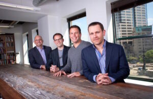 The High Alpha leadership team: (from left) Scott Dorsey, Eric Tobias, Mike Fitzgerald and Kristian Andersen.