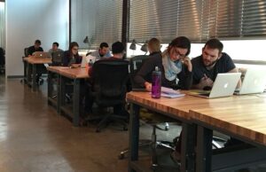 Students train at an Iron Yard class in Austin, Texas.