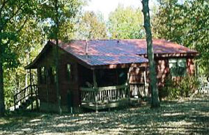 The Ozark Mountain cabin owned by John Rogers at 438 Yeoman Drive in southeastern Searcy County.