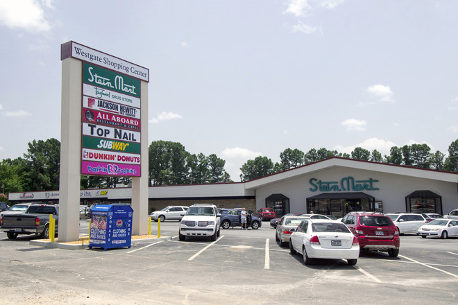 Westgate Shopping Center at 6813 Cantrell Road.