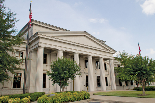 Justice Building in Little Rock. &ldquo;The system of electing state court appellate judges is broken,&rdquo; said attorney Philip Anderson.&nbsp;
