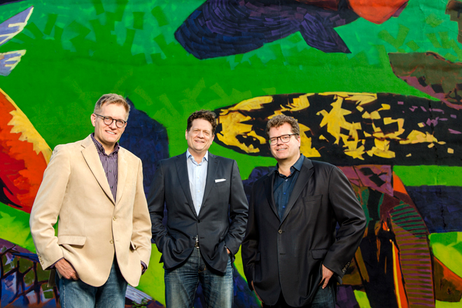 The Cranford brothers, from left, Chris, Jay and Ross, are seeking to maintain their father&rsquo;s legacy a year after founding the advertising agency Cranford Co.&nbsp;