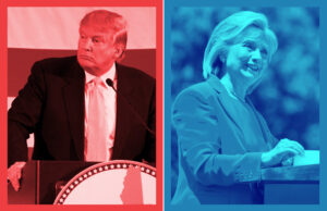 Donald Trump by Andrew Cline | Hillary Clinton by a katz / Shutterstock.com