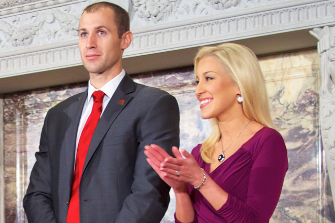 Arkansas Economic Development Commission Director Mike Preston with his wife Anne Imanuel.