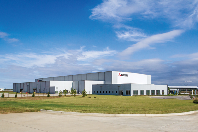 The Mitsubishi Power Systems Americas plant at Chaffee Crossing was built to manufacture single cell wind turbines, but the facility never entered production.