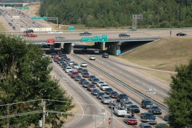 Before construction of the Big Rock interchange began, westbound motorists on I-630 faced an American rarity &ndash; a traffic stop signal at the dead-end of an interstate highway.