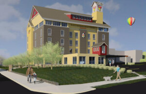 A digital rendering of the new Ronald McDonald House being constructed in Little Rock.