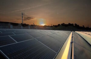 An example of the Today's Power solar array, set up in Little Rock.