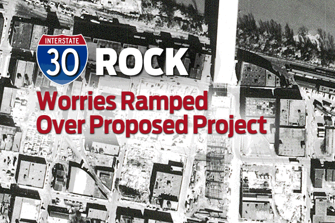 Sixty-five years after construction began on Interstate 30 through downtown Little Rock, a new proposal for the freeway is causing concern.