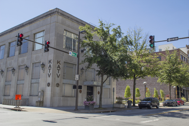 The KATV building, at&nbsp;401 Main Street, beside an empty lot, is also set to be part of the Little Rock Tech Park.