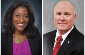 Latriece Watkins and Rich Hillman