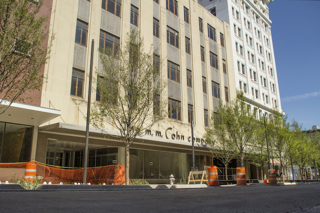 The Main Street Lofts, inside the old M.M. Cohn Co. building at 510 S. Main St., is behind schedule. It's one of developer Scott Reed's projects.